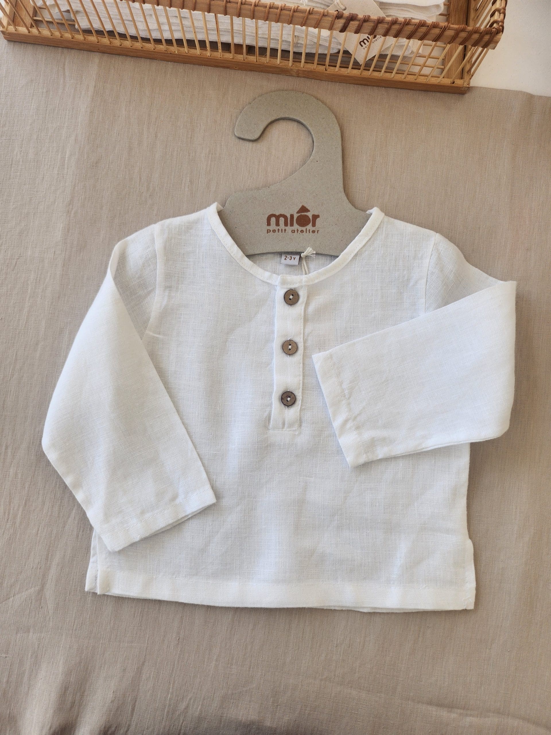 ΜΠΛΟΥΖΑ/ΠΟΥΚΑΜΙΣΟ ΛΙΝΟ UNISEX - Image 4