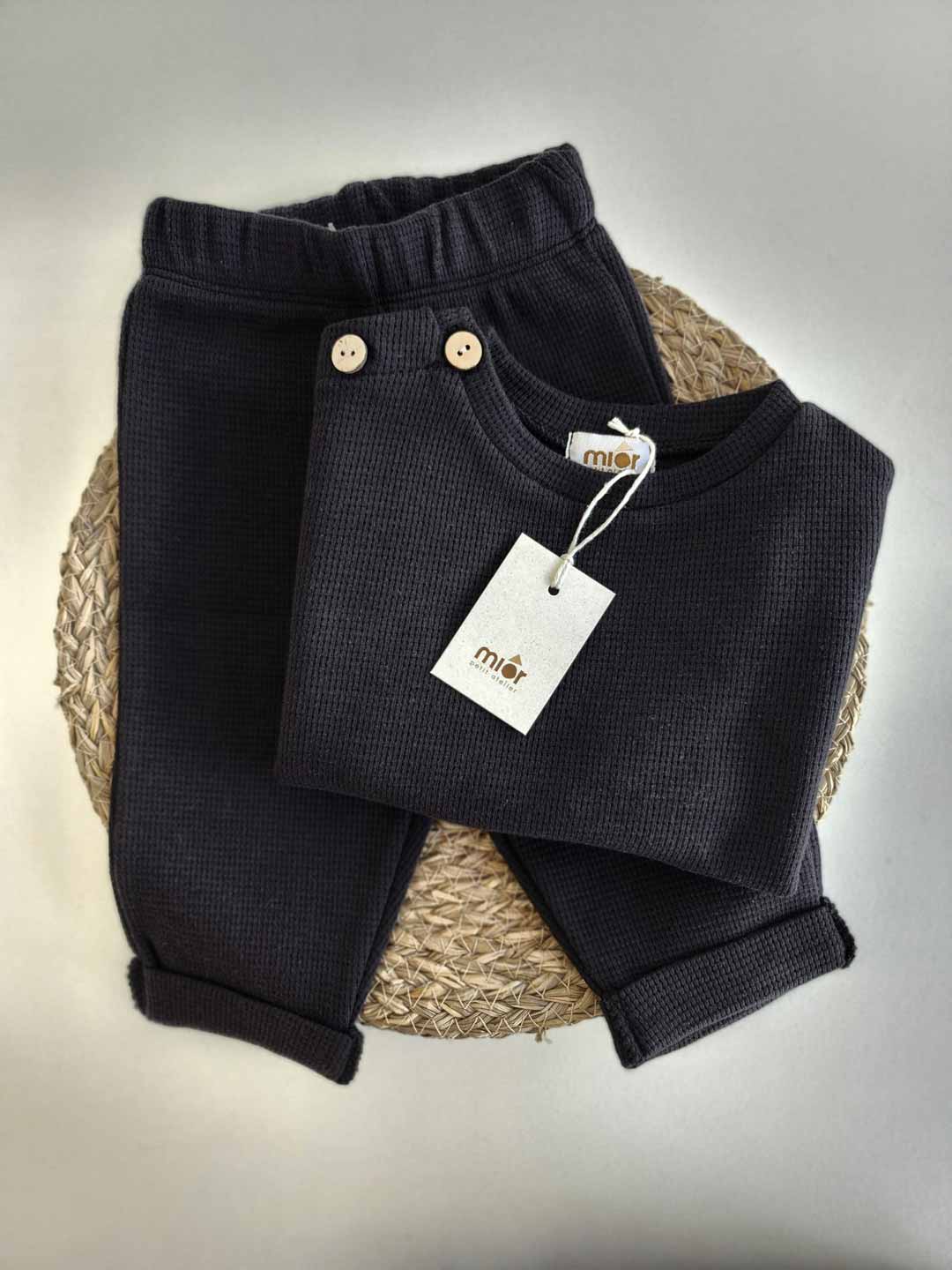 ΠΑΝΤΕΛΟΝΙ WAFFLE ORGANIC-UNISEX - Image 2